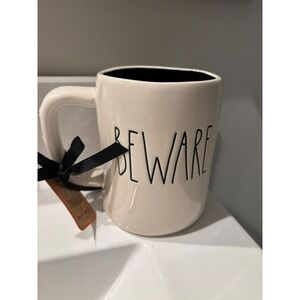 Rae Dunn Halloween Snoopy Vampire‎ Beware Double Sided Coffee Mug